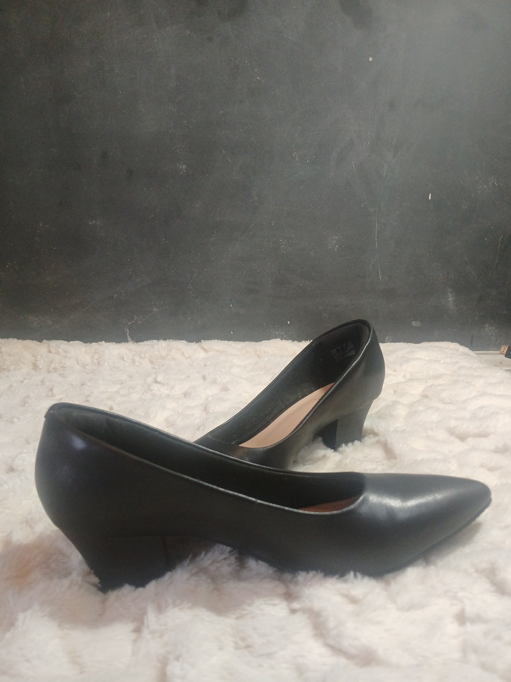 Clarks Collection Teresa Step Black Leather Dress Pumps A515548 Size 8 M - Picture 6 of 9